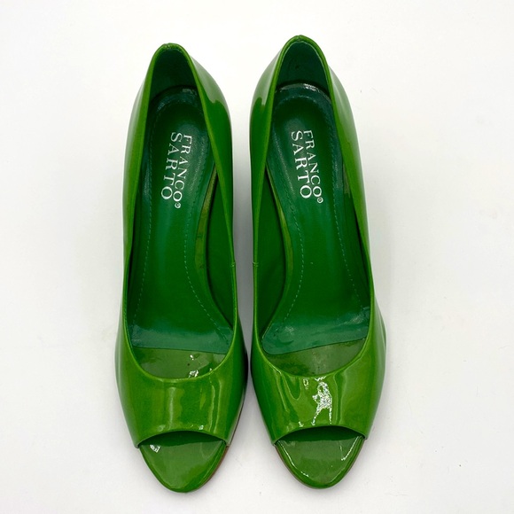 KELLY GREEN WEDGES by Franco Sarto - Picture 5 of 11